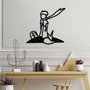 Wallity The Little Prince 3 Escultura de Pared de Metal Negra